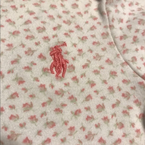 Ralph Lauren Polo 2 Pieces!!Baby Girl Bodysuits 6M - Picture 4 of 6